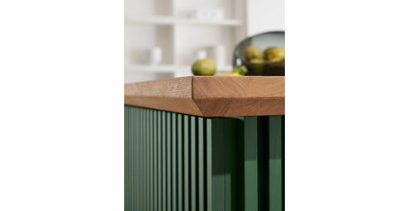 KÜCHENINSEL in Grün - Eichefarben/Grün, Basics, Holz/Holzwerkstoff (160/88/90cm) - Xora