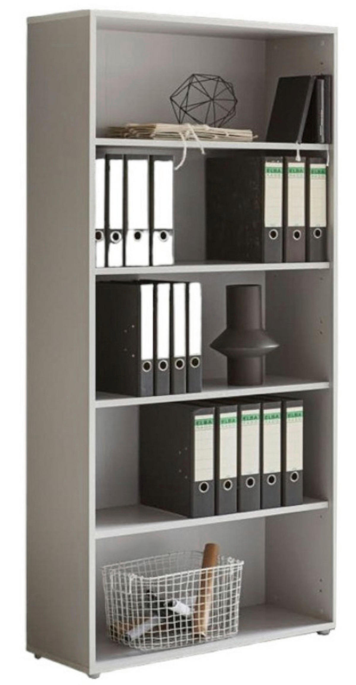 AKTENSCHRANK Hellgrau, Eiche Artisan  - Hellgrau/Eiche Artisan, MODERN, Holzwerkstoff (168,8/185,6/33cm) - MID.YOU
