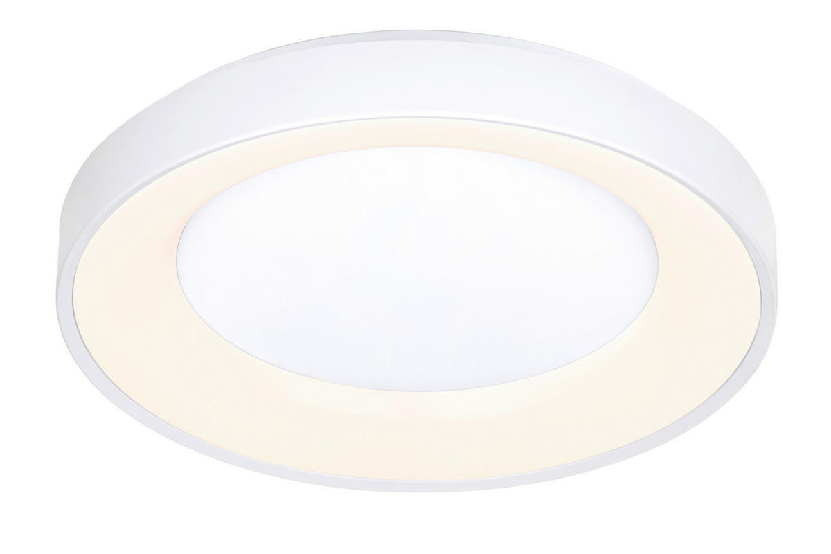 STROPNA LED-SVETILKA   40 W/4300 lm/2700-6500 K/220-240 V/ - bela, Basics, kovina/umetna masa (50/8,5cm) - Novel