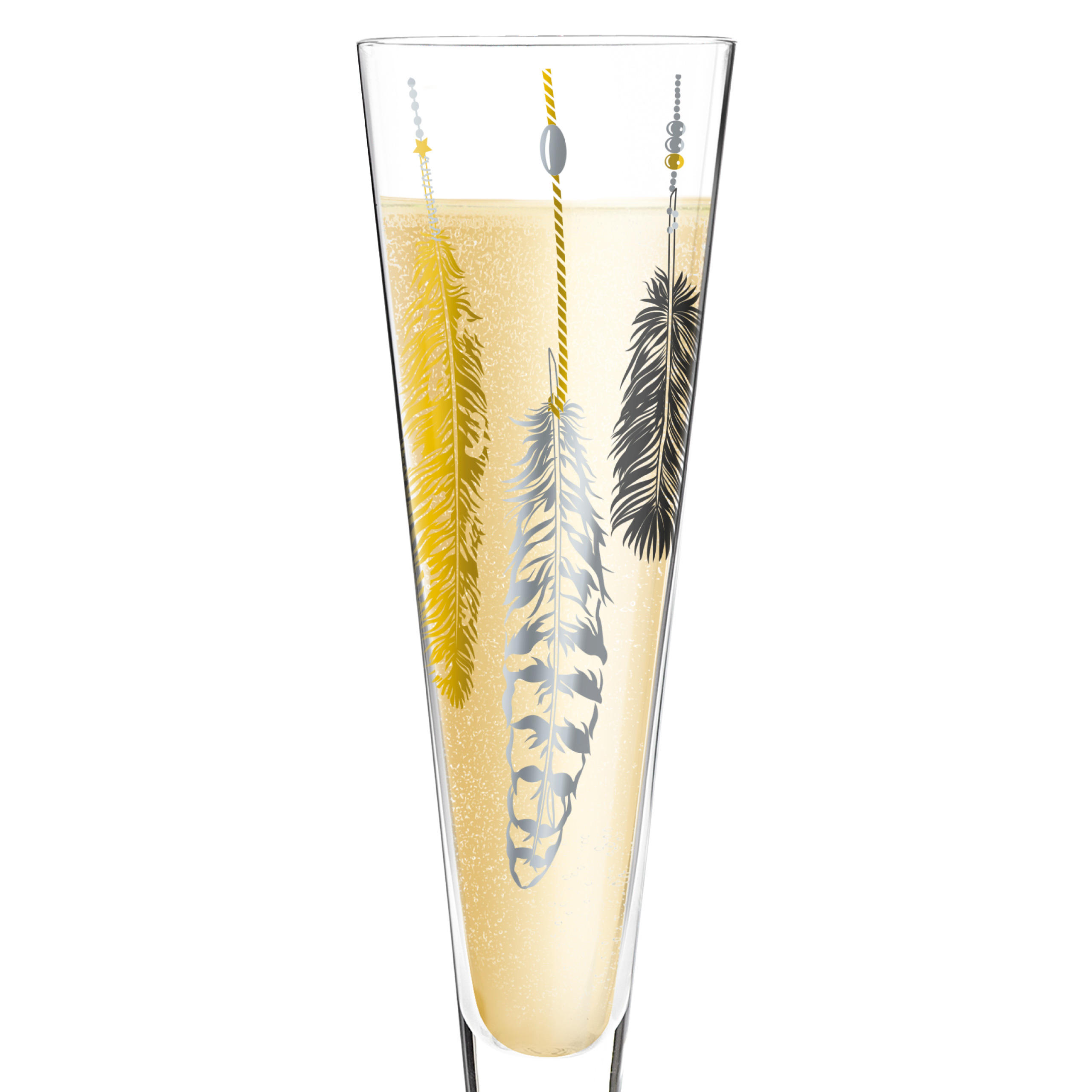 CHAMPAGNERGLAS - Silberfarben/Goldfarben, LIFESTYLE, Glas (7,2/24cm) - Ritzenhoff
