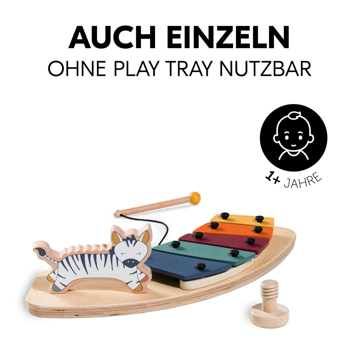 MOTORIKSPIEL - Buchefarben, Basics, Holz (37/15/9cm) - Hauck