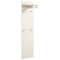 GARDEROBNI PANEL - srebrne barve/bela, Design, leseni material (42/170/27cm) - Novel