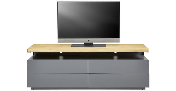 LOWBOARD in 170/57/47 cm - Eichefarben/Grau, Design, Holz/Holzwerkstoff (170/57/47cm) - Novel