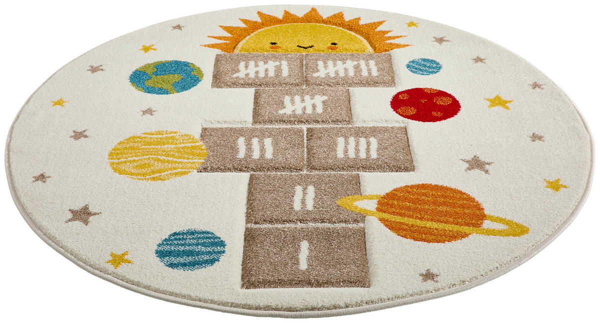 KINDERTEPPICH 120 cm  - Multicolor/Creme, Trend, Textil (120cm) - Ben'n'jen