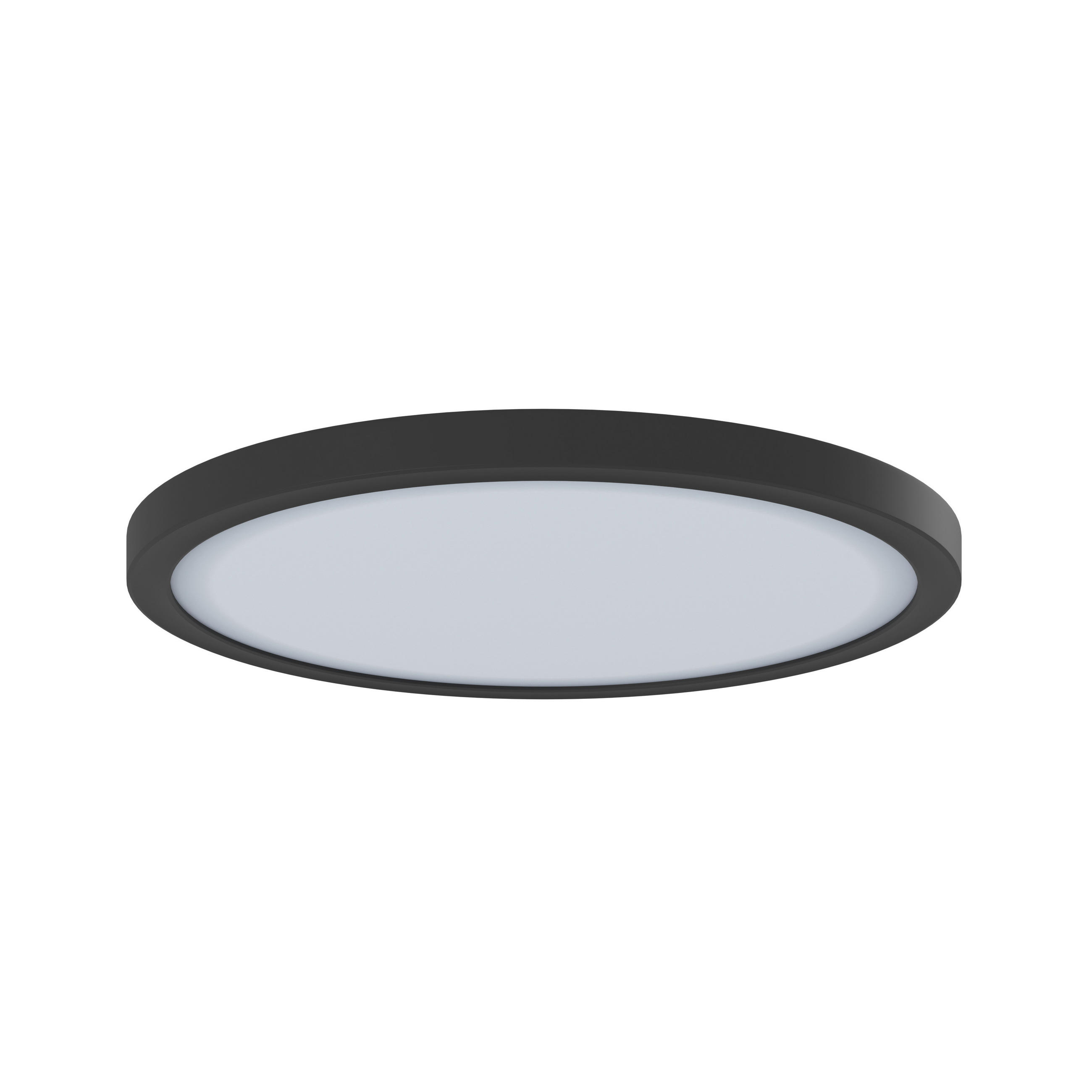 STROPNÍ LED SVÍTIDLO, 29,3/2,8 cm  - černá, Basics, plast (29,3/2,8cm) - Novel