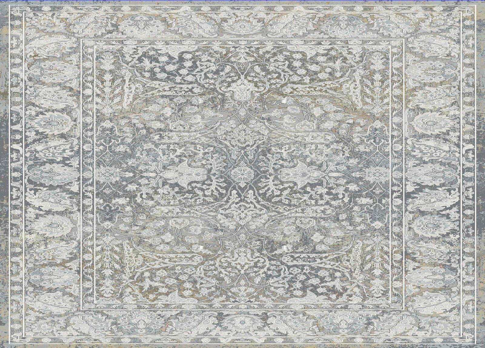 VINTAGE-TEPPICH 160 cm Paulien Blau, Grau  - Blau/Grau, LIFESTYLE, Kunststoff/Textil (160cm) - Dieter Knoll