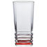 SKLENIČKA NA LONGDRINK - čiré/červená, Konvenční, sklo (6,8/14cm) - Homeware SKLENIČKA NA LONGDRINK - čiré/červená, Konvenční, sklo (6,8/14cm) - Homeware