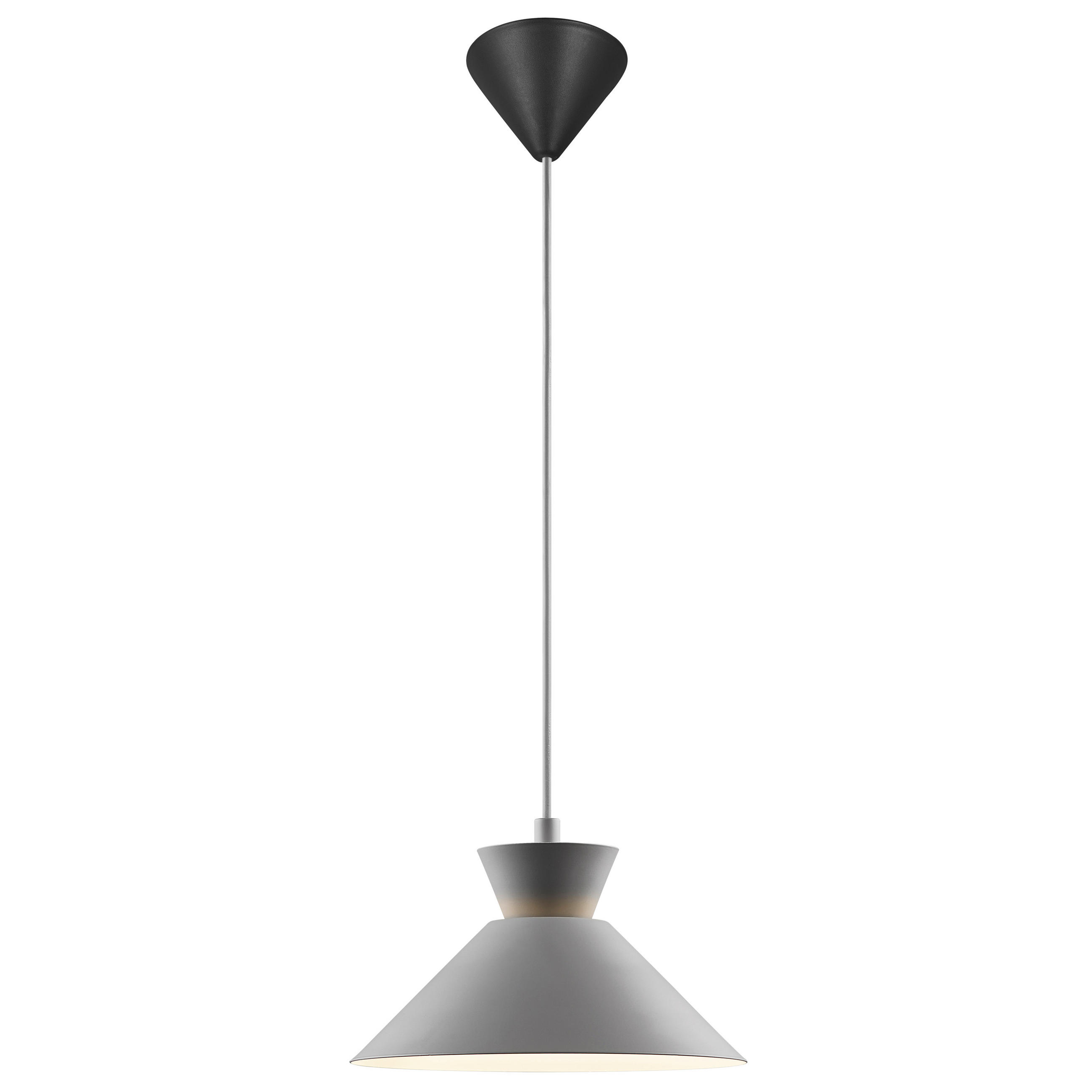 HÄNGELEUCHTE Dial 25/13,5 cm   - Grau, MODERN, Metall (25/13,5cm) - Nordlux