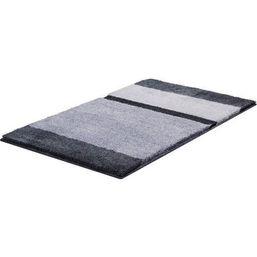 Thumbnail - Grund Badteppich Room, Anthrazit, Textil, Streifen, rechteckig, 60x100 cm, Made in Europe, Oeko-Tex® Standard 100, für F...