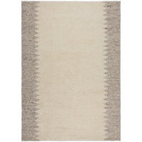 HANDWEBTEPPICH 80/150 cm MINERALS BORDER Naturfarben  - Naturfarben, KONVENTIONELL, Textil (80/150cm)