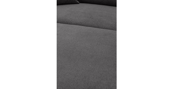 ECKSOFA  in Webstoff Taupe  196/304 cm  - Taupe/Schwarz, KONVENTIONELL, Textil/Metall (196/304cm) - Hom`in