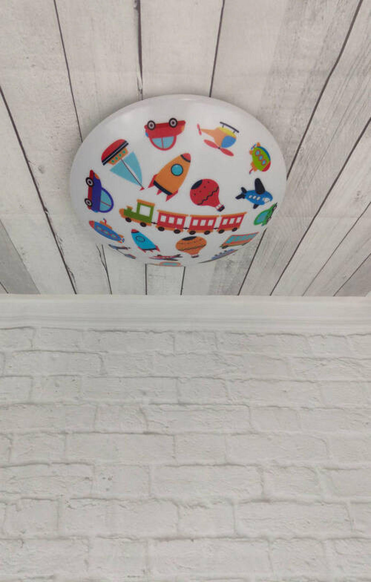 KINDERDECKENLEUCHTE 36/36/10 cm   - Multicolor, Basics, Kunststoff (36/36/10cm)