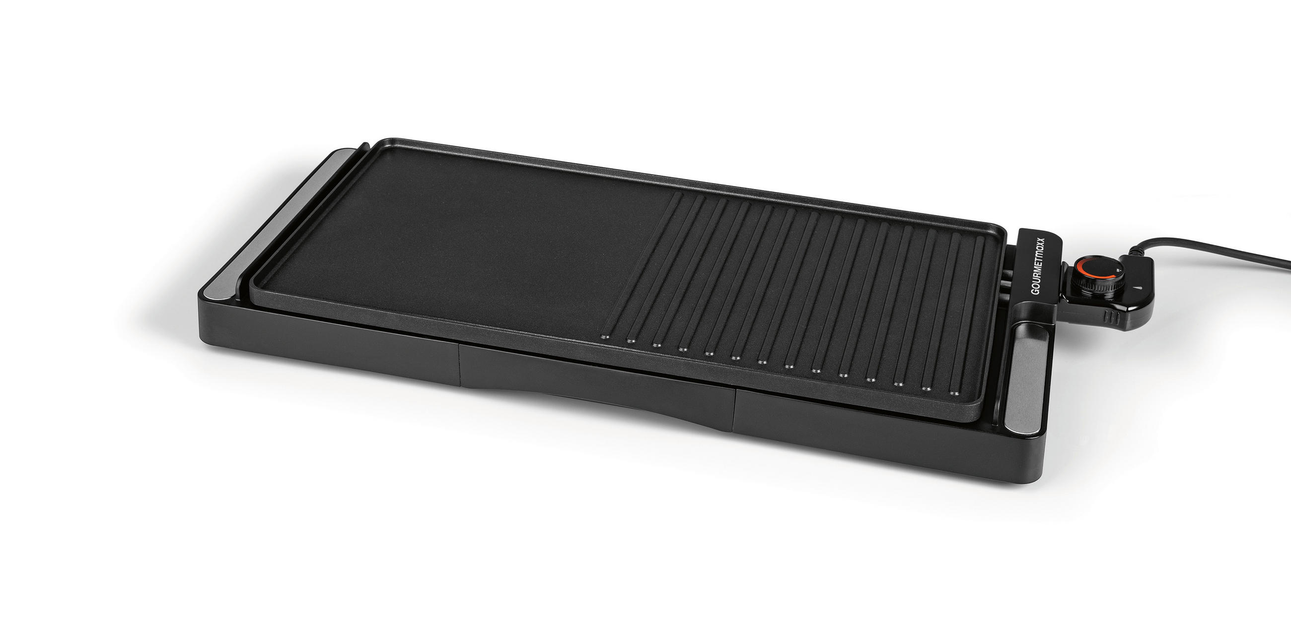 TISCHGRILL GOURMETmaxx  - Schwarz, Basics, Metall (59,3/26,2/5,9cm)