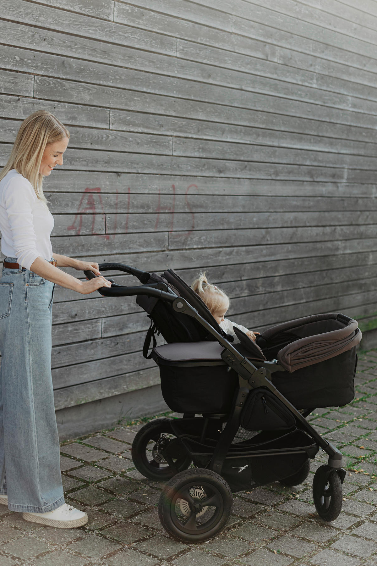 ZWILLINGSWAGEN  - Anthrazit, Basics, Metall (78,5/110/108cm) - TFK