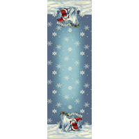 ASZTALI FUTÓ 40/140 cm   - kék, Trend, textil (40/140cm) - X-Mas