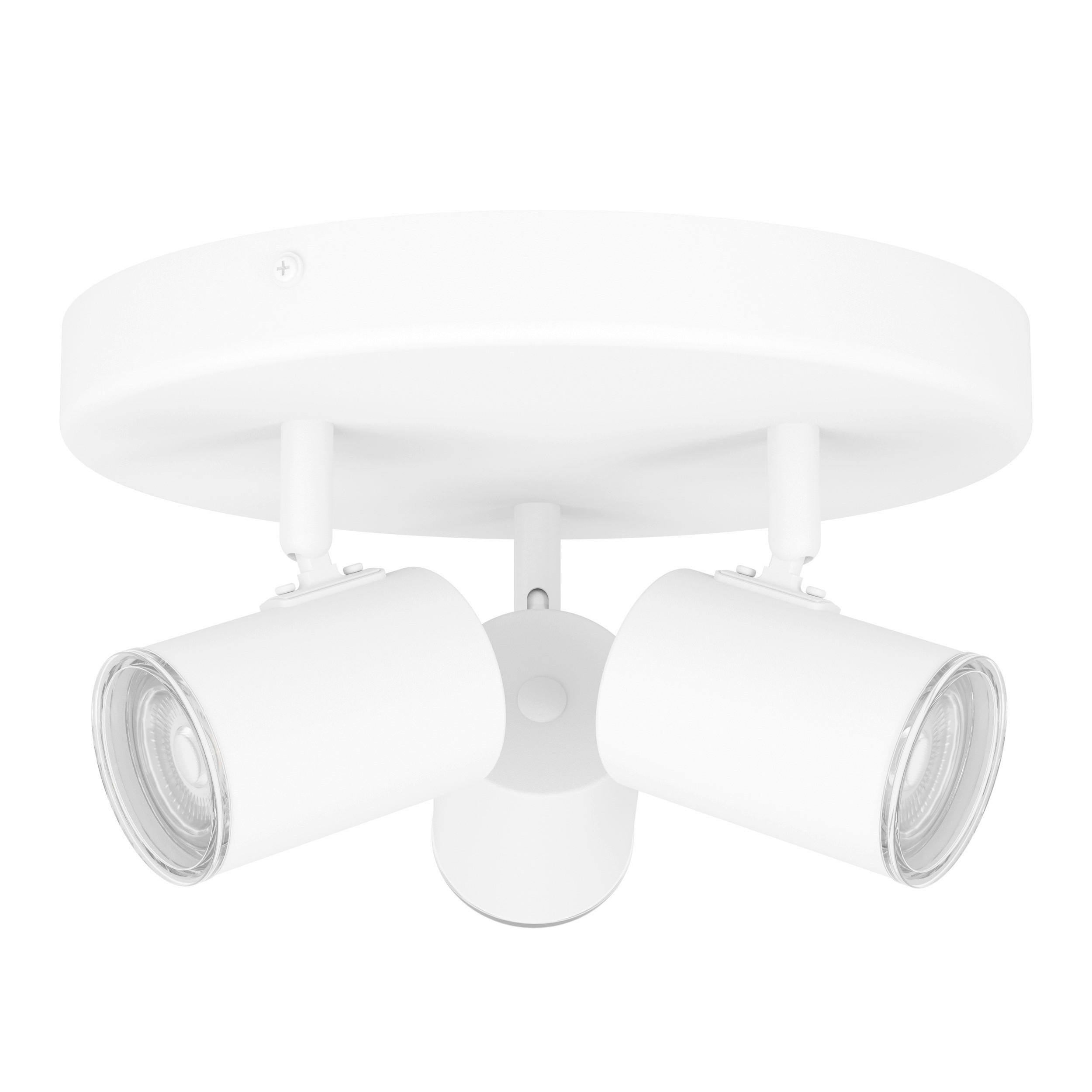 BADEZIMMER-DECKENLEUCHTE 25/13 cm  - Weiß, Design, Metall (25/13cm) - Celina