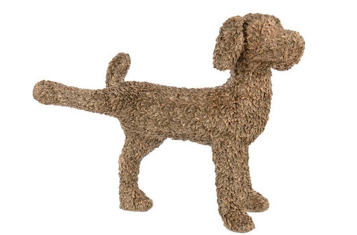 DEKOHUND - Goldfarben, Basics, Kunststoff (58,5/25/44cm)