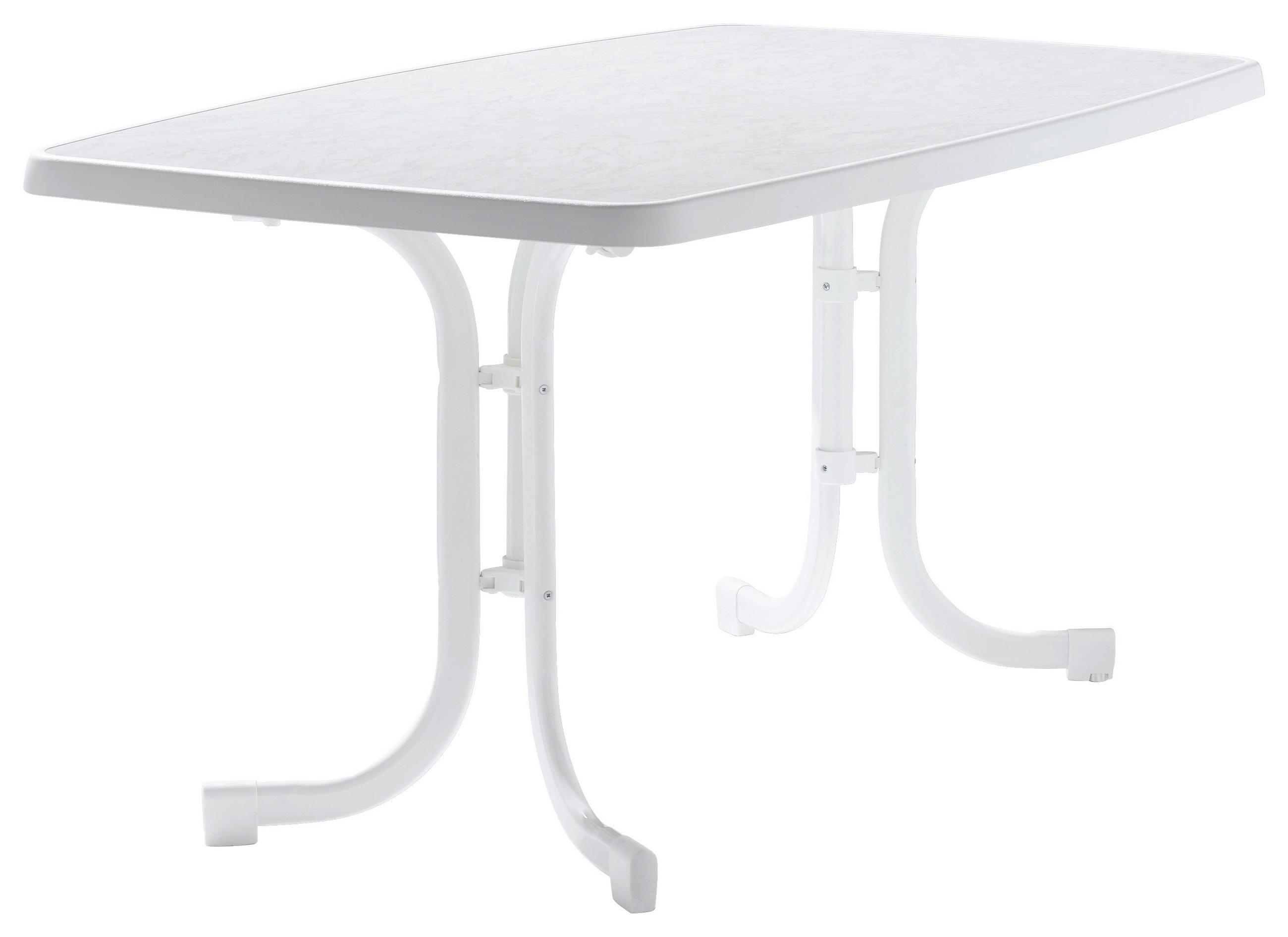 GARTENTISCH 150/90/72 cm Holzwerkstoff rechteckig  - Weiß, MODERN, Holzwerkstoff/Metall (150/90/72cm) - Sieger