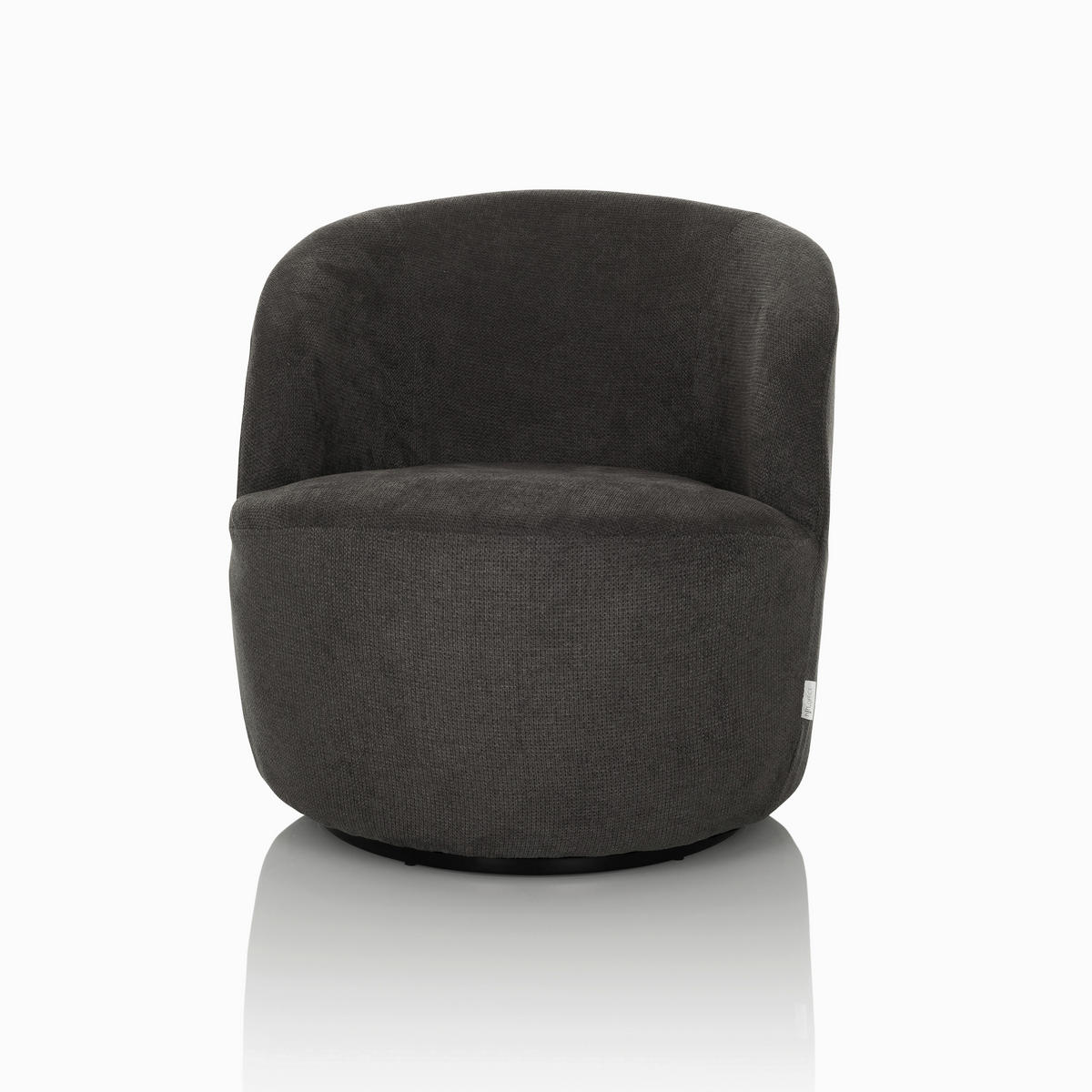 LOUNGEFÅTÖLJ  - grå, Modern, textil (65/70/77cm) - MID.YOU
