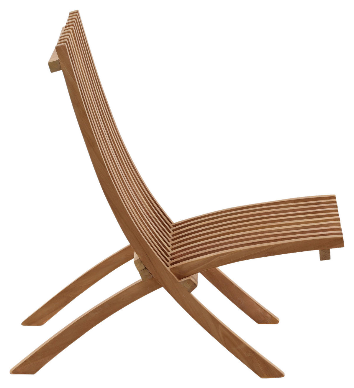 Loungesessel 2er-Set Teakfarben Teakholz  - Teakfarben, KONVENTIONELL, Holz (73/85/63cm) - Gardenson