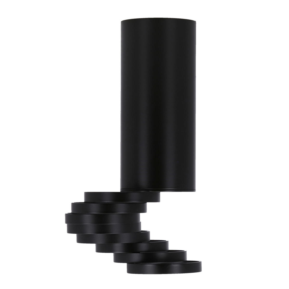 DECKENLEUCHTE    6/6/30 cm  - Schwarz, KONVENTIONELL, Metall (6/6/30cm)