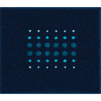 BIDET-VORLEGER Siria Blau 50/60 cm  - Blau, Basics, Kunststoff/Textil (50/60cm) - Grund