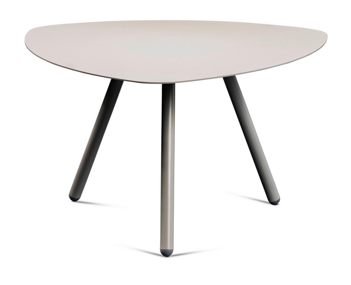 BEISTELLTISCH in Metall 60/60/35 cm  - Grau, Design, Metall (60/60/35cm) - Xora