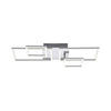 LED-DECKENLEUCHTE 65/75/33,8 cm   - Alufarben/Nickelfarben, Basics, Kunststoff/Metall (65/75/33,8cm)