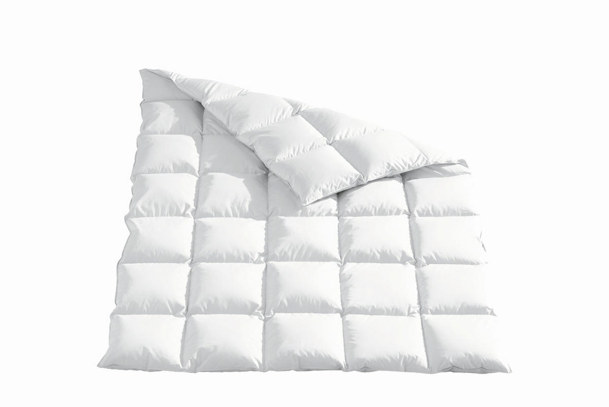 CELOROČNÍ PŘIKRÝVKA, 220/240 cm, peří, prachové peří - bílá, Basics, textil/přírodní materiály (220/240cm) - Sleeptex