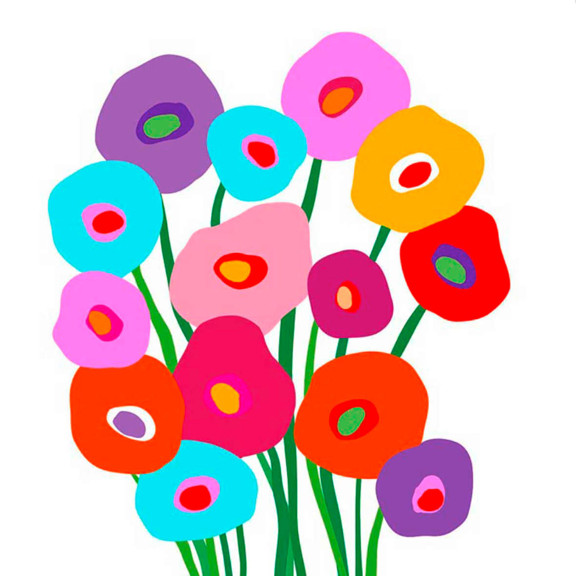 SERVIETTE    - Multicolor, Natur, Papier (17.5/17.5cm) - PPD