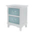 KOMMODE furniert Weiß, Hellblau - Weiß/Hellblau, LIFESTYLE, Holz/Metall (45/61/34cm) KOMMODE furniert Weiß, Hellblau - Weiß/Hellblau, LIFESTYLE, Holz/Metall (45/61/34cm)