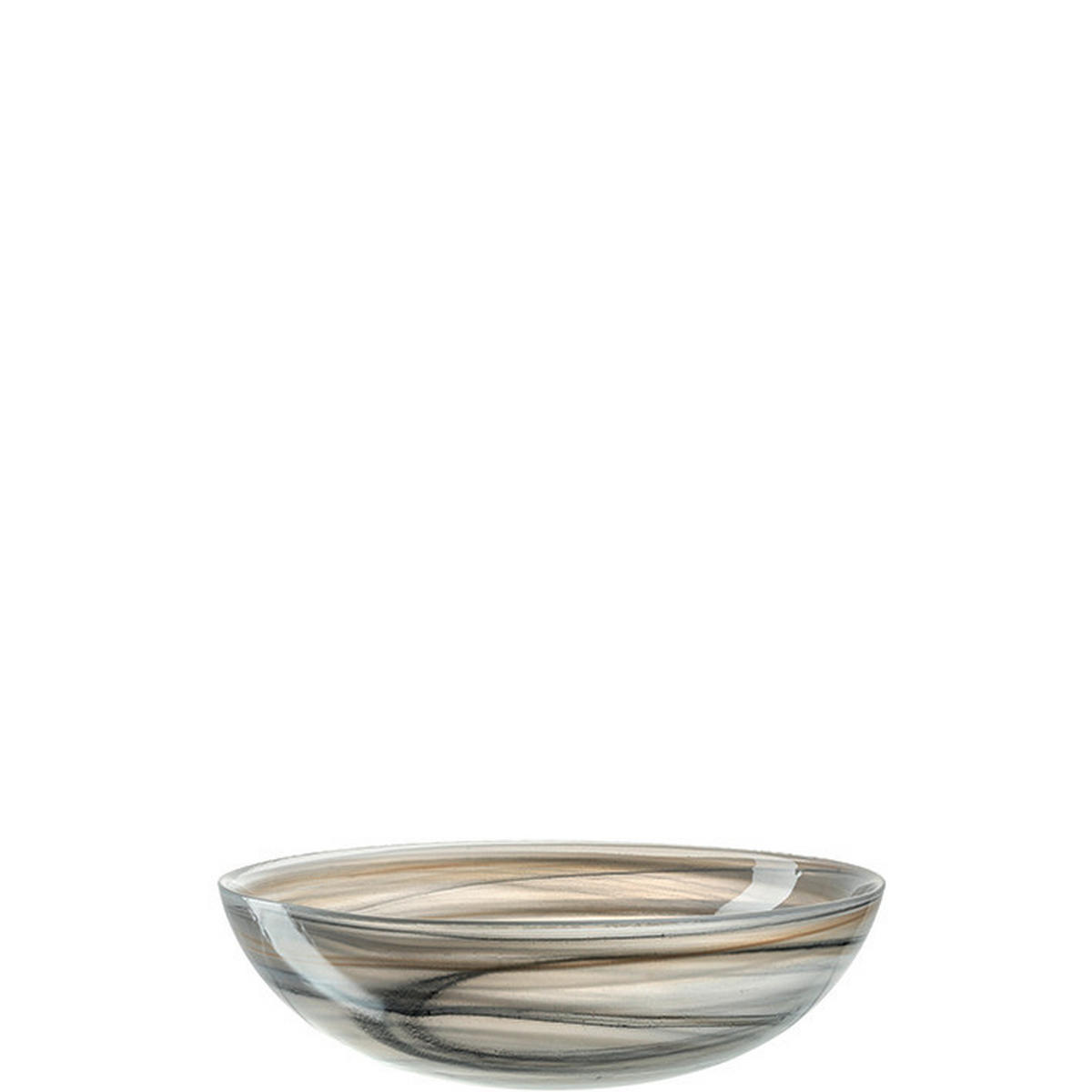 ČINIJICA      21,00/6,40/21,00 cm     ALABSTRO  - bež/crna, Osnovno, staklo (21,00/6,40/21,00cm) - Leonardo