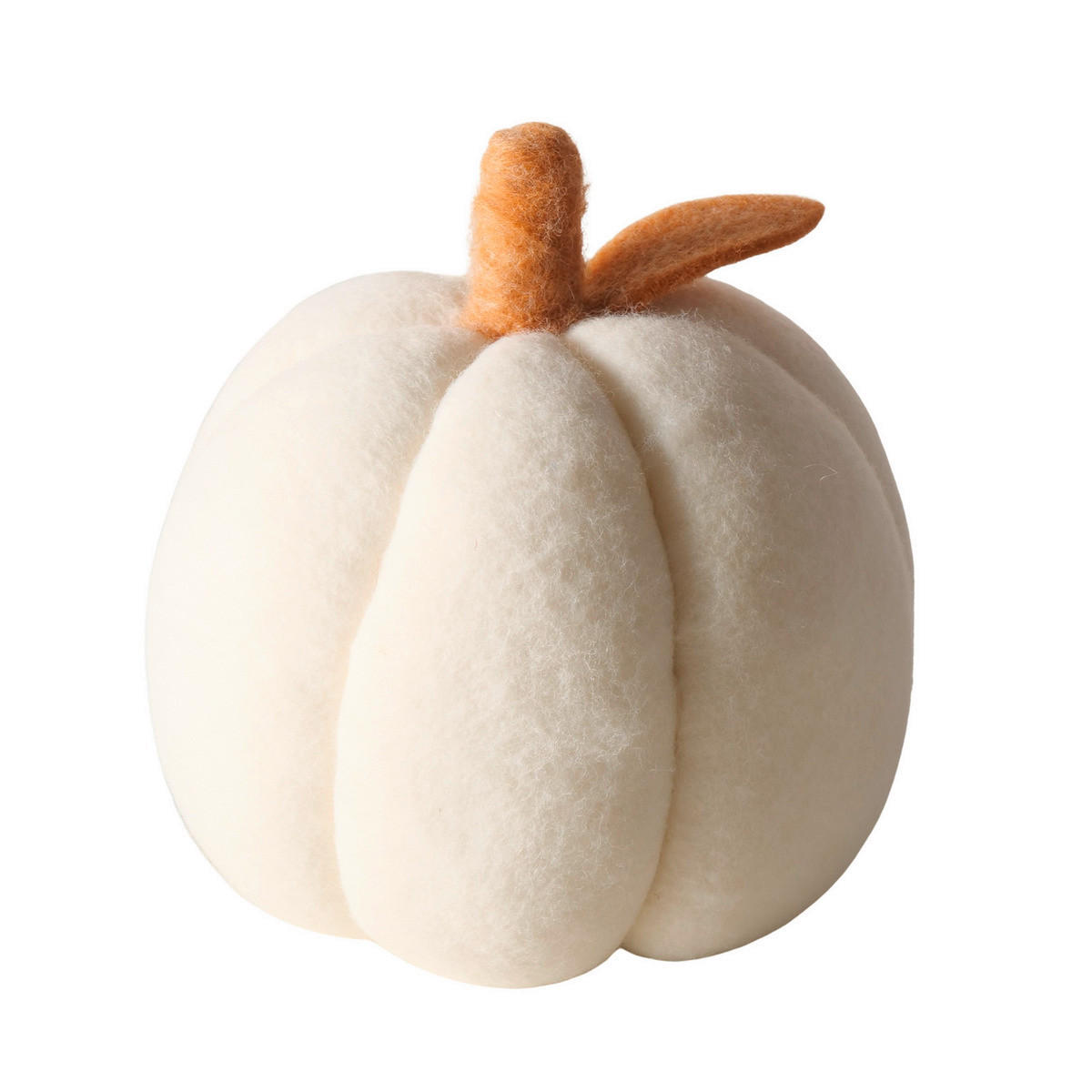 DEKOKÜRBIS - Creme, Basics, Textil (16,5/16,5/17cm)