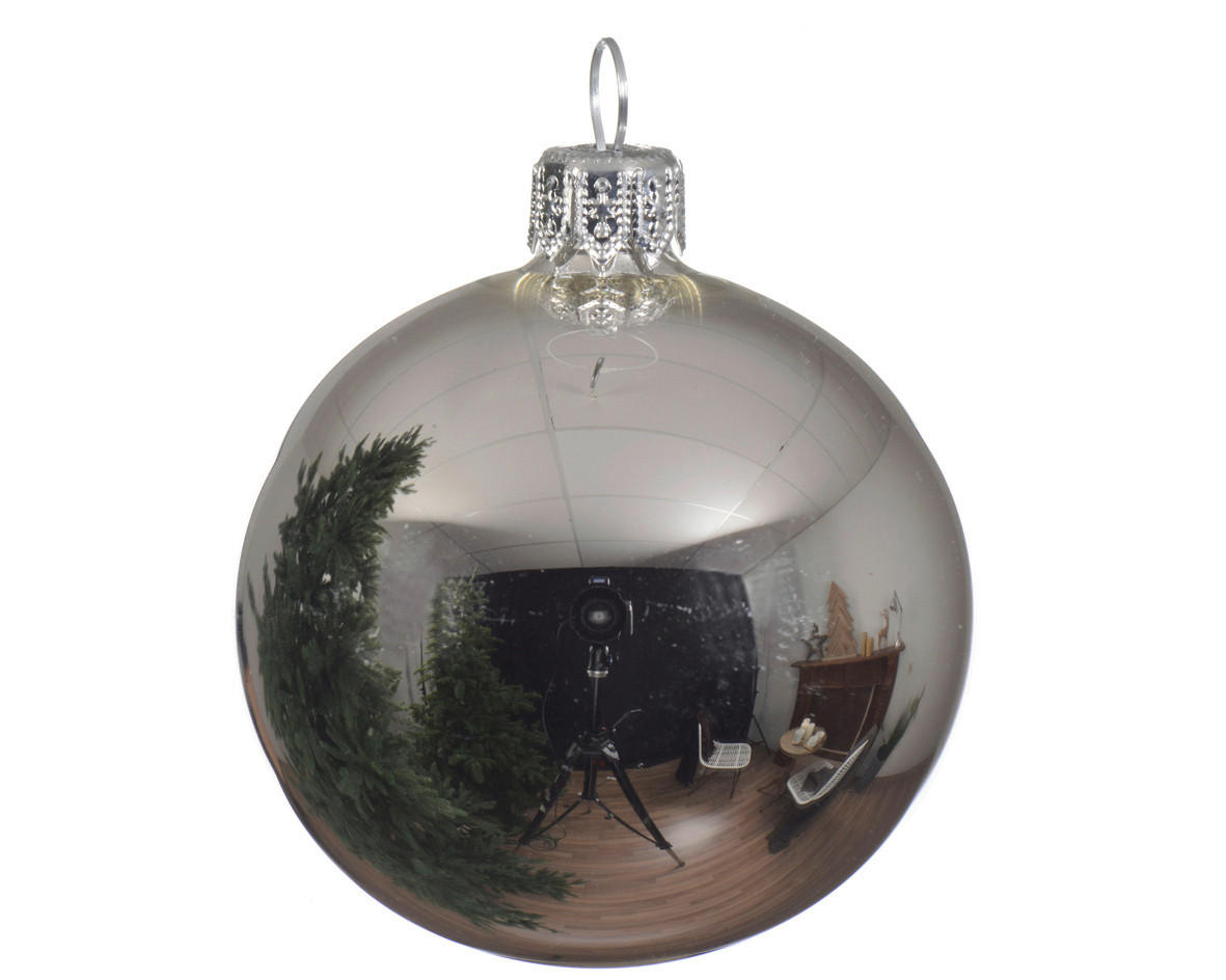 CHRISTBAUMKUGEL-SET  - Basics (10,00/10,00/10,00cm)