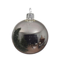 CHRISTBAUMKUGEL-SET  - Basics (10,00/10,00/10,00cm)