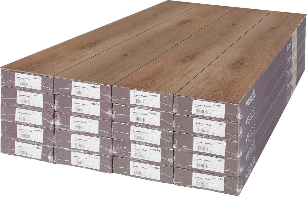 VINYLBODEN Eiche Elegance Premium  per  m² - Eichefarben, KONVENTIONELL, Kunststoff (123,5/19,2/0,5cm) - Venda