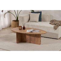 COUCHTISCH 120/40/65 cm Freiform Pinienfarben  - Pinienfarben, Design, Holzwerkstoff (120/40/65cm) - MID.YOU