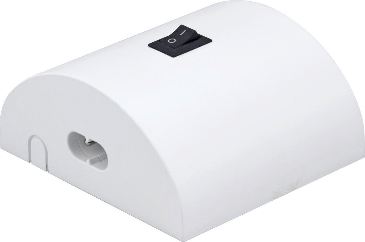 STEUERELEMENT systeme² 7,7/7/3,5 cm   - Weiß, Basics, Kunststoff (7,7/7/3,5cm)