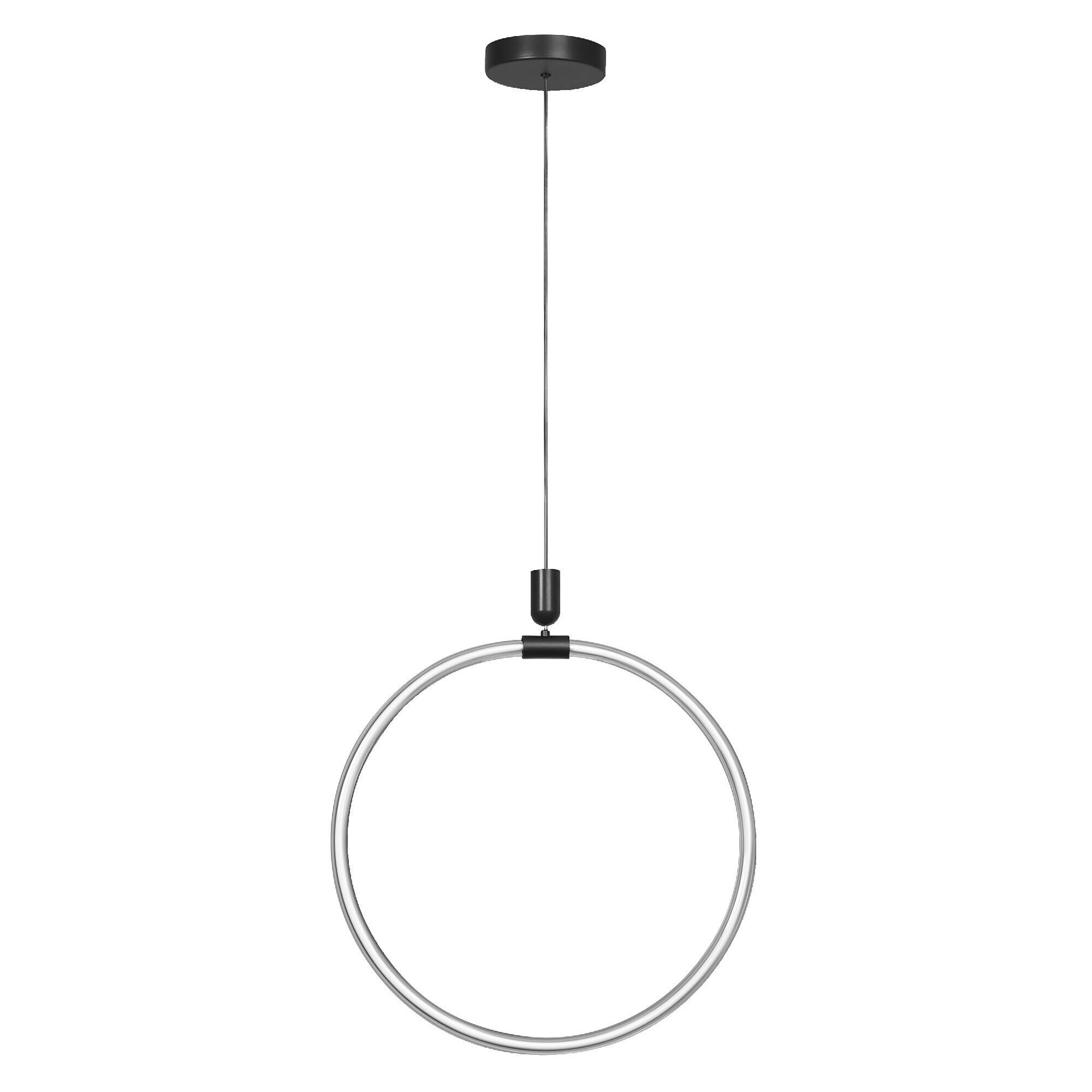 LED-HÄNGELEUCHTE 49.8/70 cm - Dunkelgrau, Design, Kunststoff (49.8/70cm) - Osram