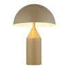 TISCHLEUCHTE - Sandfarben/Weiss, Design, Metall (28/39cm) - Globo