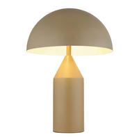 TISCHLEUCHTE - Sandfarben/Weiss, Design, Metall (28/39cm) - Globo