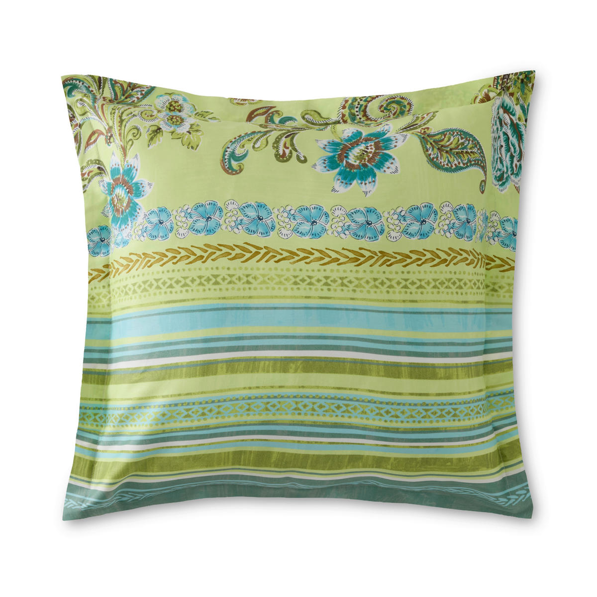 KISSENHÜLLE Rapallo 40/40 cm  - Grün, KONVENTIONELL, Textil (40/40cm) - Bassetti