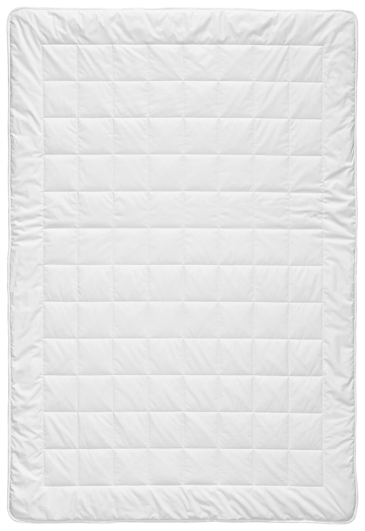 LETNÍ PŘIKRÝVKA, 135/200 cm, polyester, bambus - bílá, Basics, textil (135/200cm) - Billerbeck