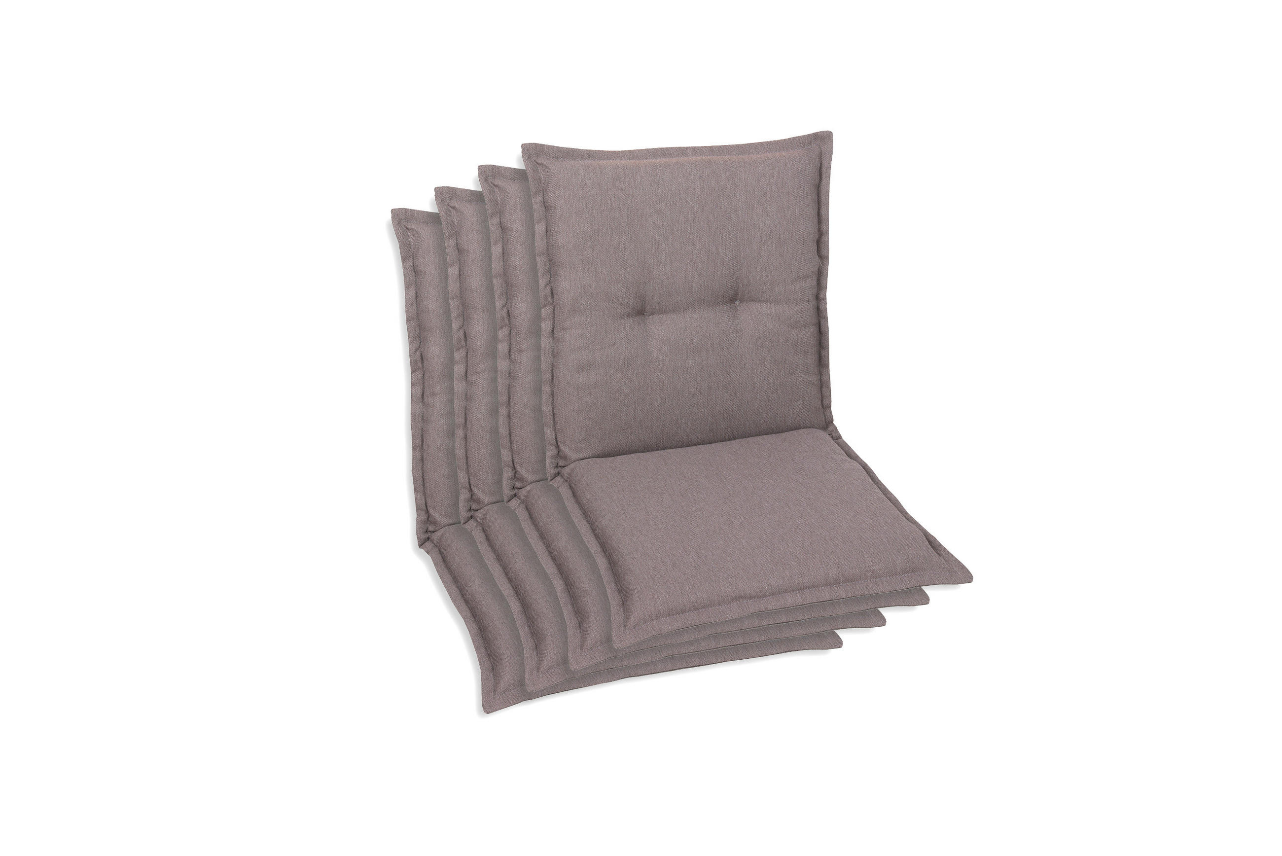 SESSELAUFLAGENSET Uni - Taupe, Basics, Textil (50/7/100cm)