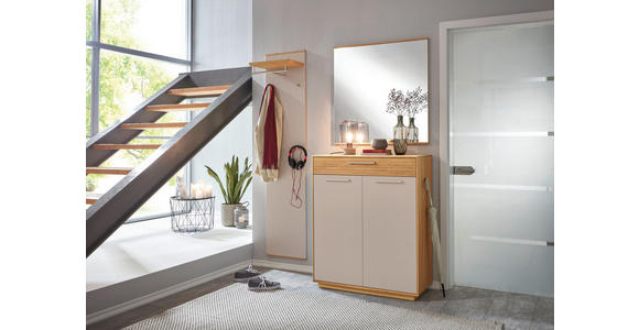 GARDEROBE 3-teilig  in 140/195/37 cm  - Taupe/Eichefarben, Design, Holz/Holzwerkstoff (140/195/37cm) - Novel