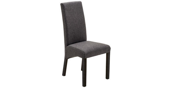 STUHL Webstoff Anthrazit, Buche Kolonial - Anthrazit/Buche Kolonial, KONVENTIONELL, Holz/Textil (47/102/57cm) - Carryhome