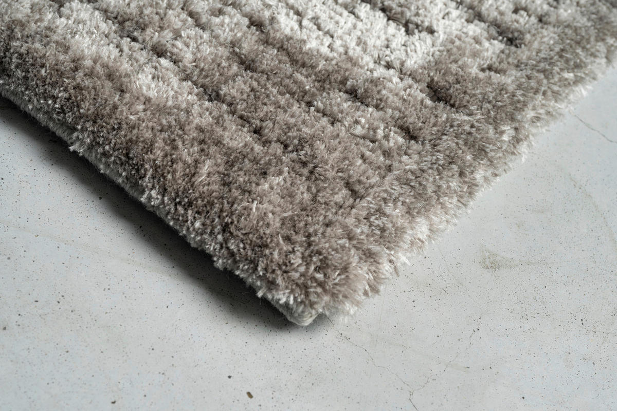 HOCHFLORTEPPICH 133/195 cm Masai Taupe rechteckig  - Taupe, Basics, Kunststoff/Textil (133/195cm) - Novel