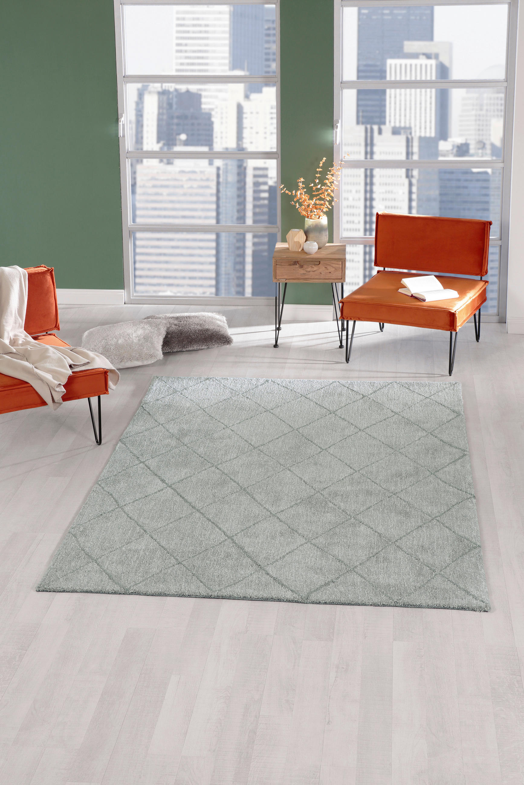 TEPPICH 60/100 cm Hellgrau  - Hellgrau, Basics, Textil (60/100cm) - Novel