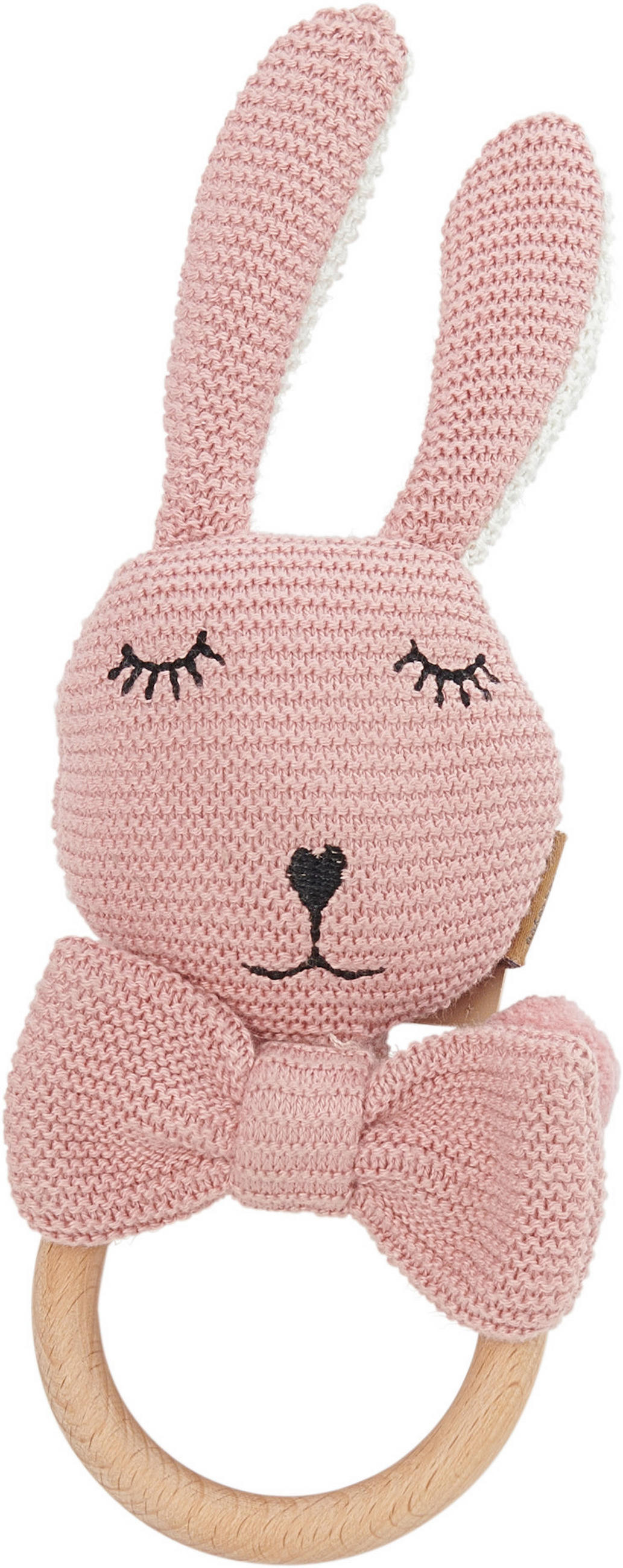 SCHMUSEDECKE PAULINE  80/100 cm  - Rosa, Basics, Holz/Textil (80/100cm) - Avelia