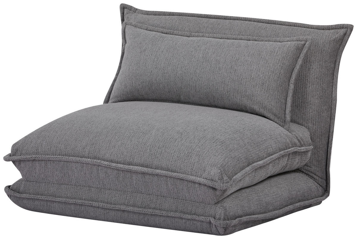 SCHLAFSESSEL in Webstoff Grau  - Grau, MODERN, Textil (85,5/59/67cm) - MID.YOU